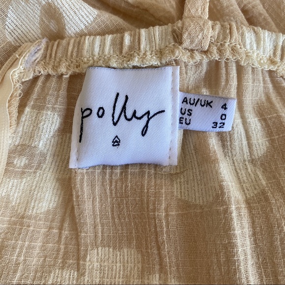 Cream and White Princess Polly Mini Dress - Picture 2 of 4
